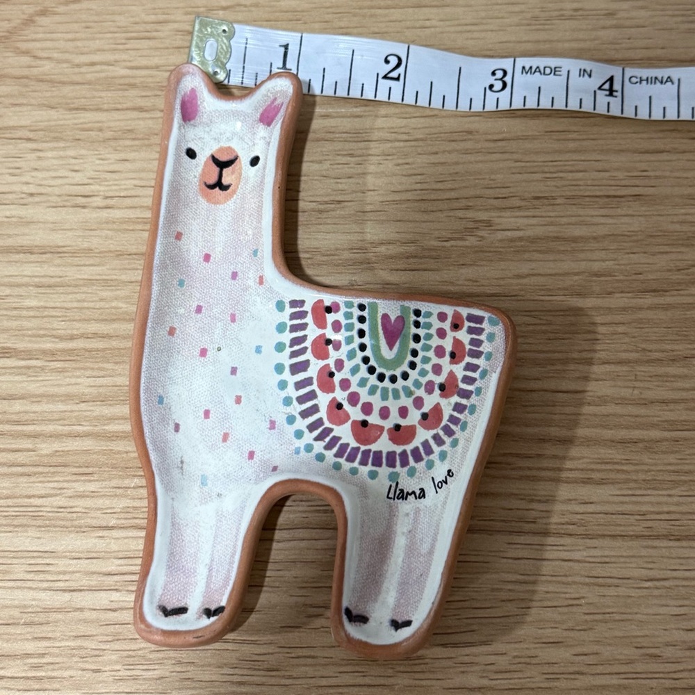 Natural Life Live Happy Collection “Santa Fe Llama” Jewelry Dish Holder - Picture 9 of 10